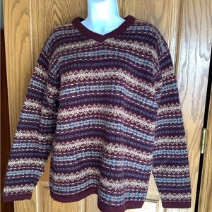 100% wool Croft & Barrow  XL V neck